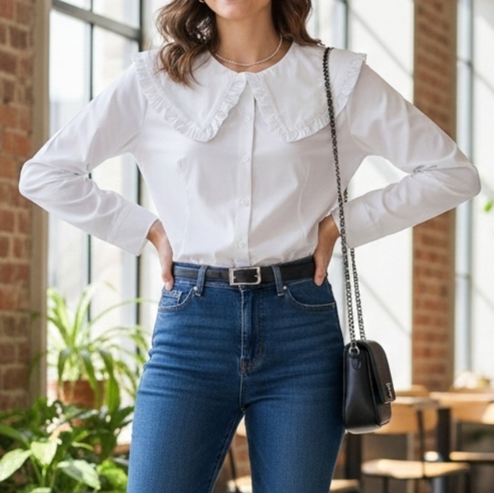 💚 18 Centimeters, Button-down shirt NWOT